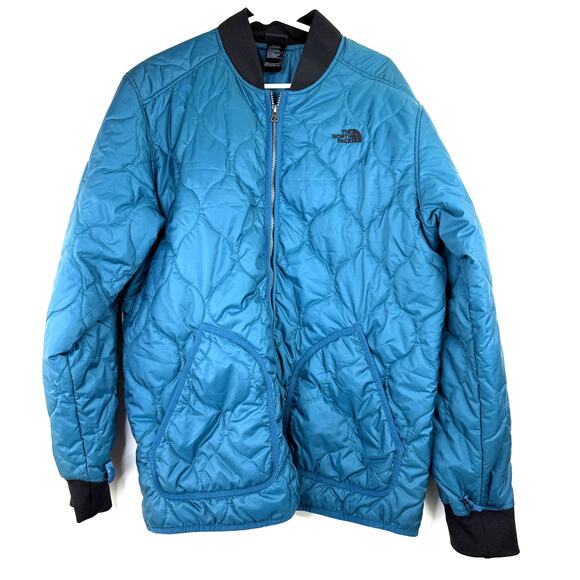 The North Face Men's Carto Triclimate Blue & Black Quilted Jacket Size XL - Picture 1 of 7